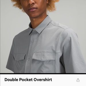 Lulu lemon double pocket over shirt.
